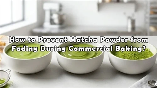 Come evitare che la polvere di matcha sbiadisca durante la cottura commerciale?